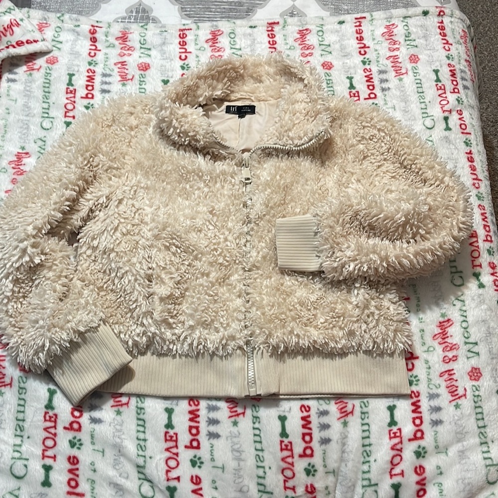 ZARA TRF Sherpa bomber jacket